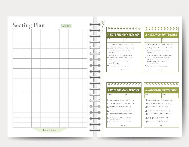 2026-2027 Teacher Planner - Olive Edition