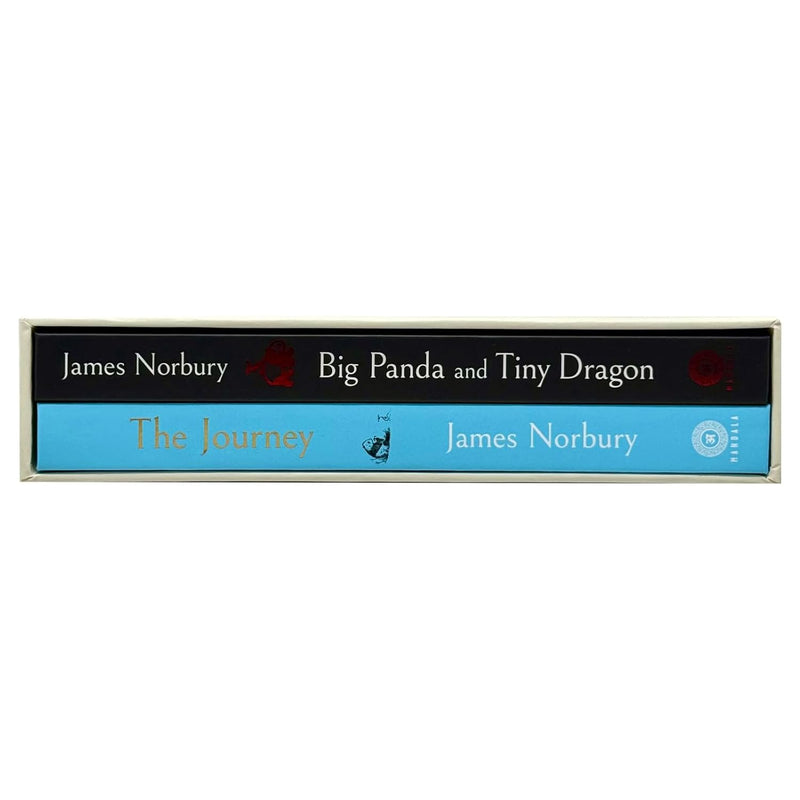 Big Panda and Tiny Dragon book collection by James Norbury featuring two books: Big Panda and Tiny Dragon and The Journey.