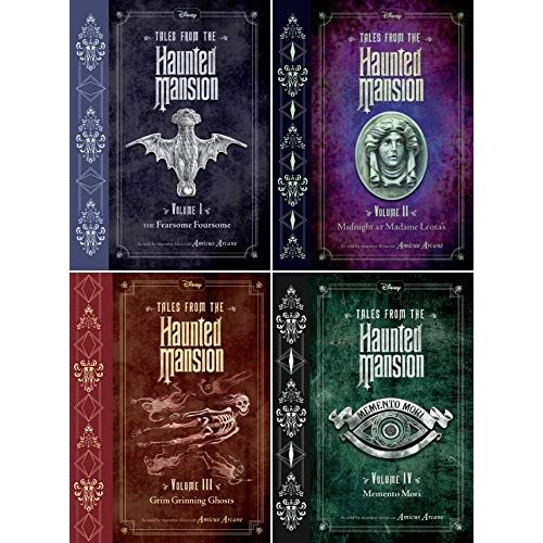 Tales from the Haunted Mansion Series 4 Books Collection Set (Vol 1-4) by Amicus Arcane Memento Mori, Grim Grinning Ghosts - The Book Bundle