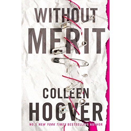 Paperback of "Without Merit" by Colleen Hoover, a fiction novel published by Simon and Schuster UK, featuring a book cover with text and artwork.