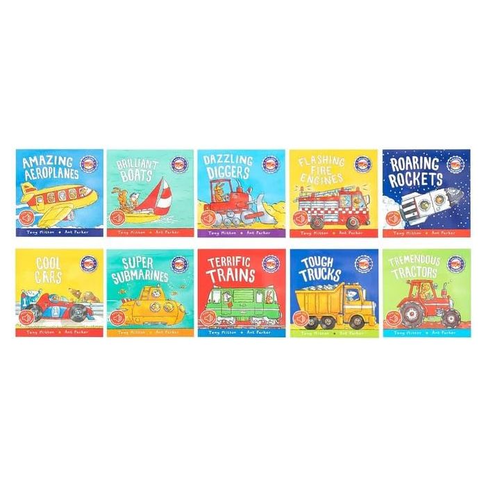 Amazing Machines Truckload Children Collection Tony Mitton 10 Books Box Set - The Book Bundle