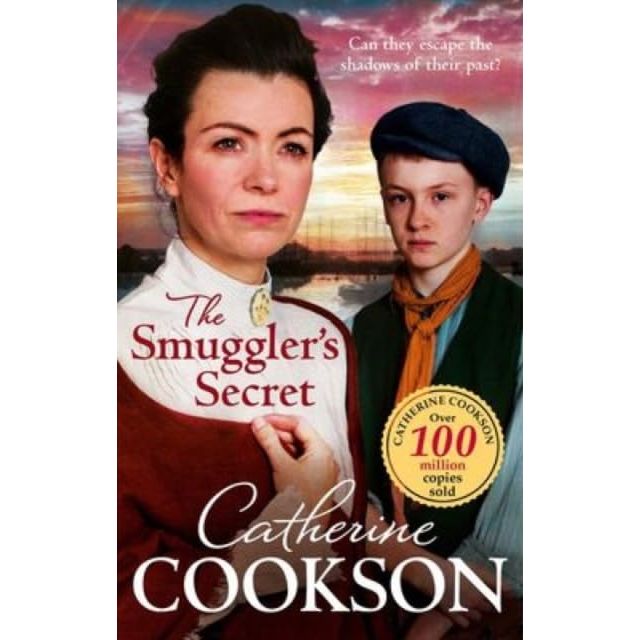 Cover of "The Smuggler's Secret" novel by Catherine Cookson, featuring vintage-style illustration and classic book design.