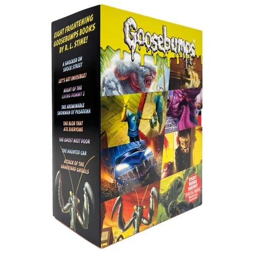 The Goosebumps 8 Books Collection Box Set by R.L. Stine - Fiction - Paperback
