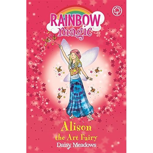 Four books from Daisy Meadows' School Day Fairies Collection featuring Alison the Art Fairy, with colorful fairy illustrations.