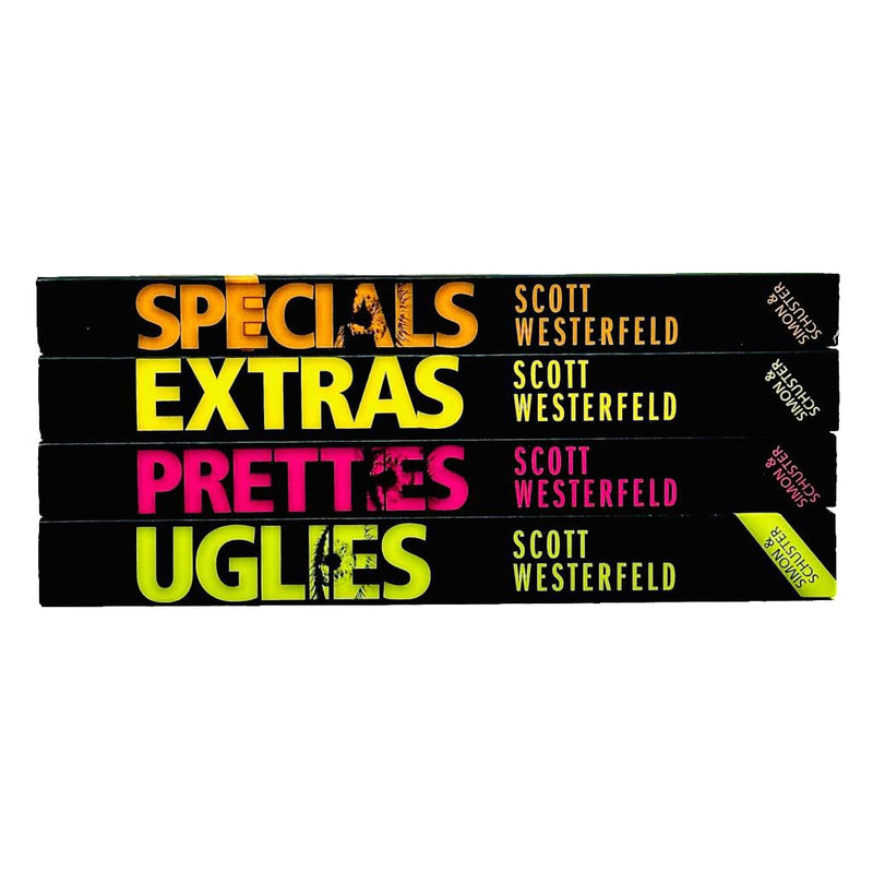Uglies Series 4 Books Collection Set By Scott Westerfeld (Extras, Pretties, Specials & Uglies) - The Book Bundle
