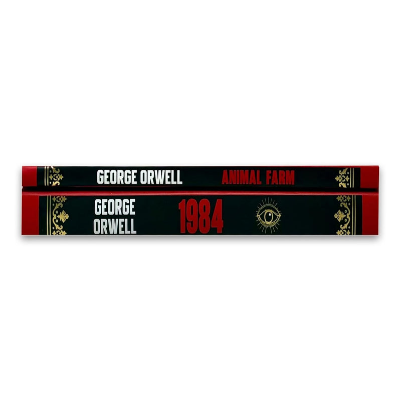 1984 & Animal Farm 2 Books Collection Set by George Orwell - Fiction - Hardcover