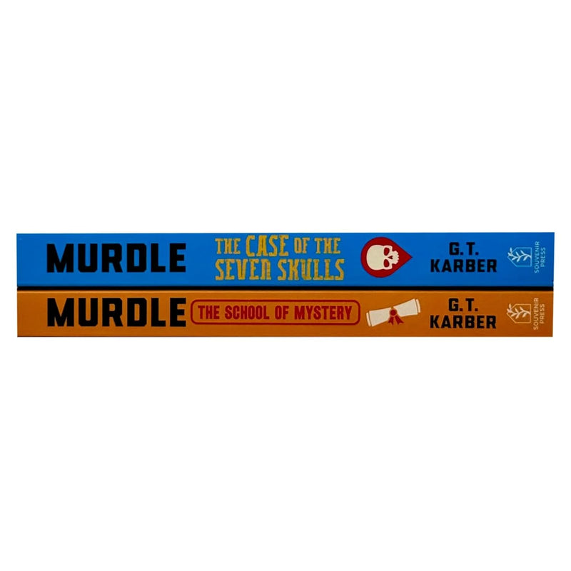 Murdle Puzzle Series 2 Books Collection Set by G. T. Karber, featuring mystery fiction from Souvenir Press Ltd.