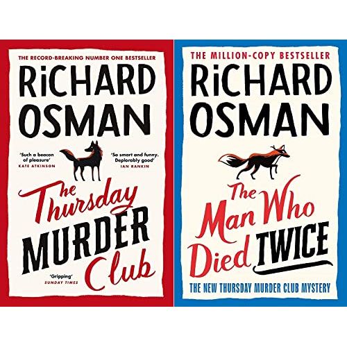 The Thursday Murder Club and The Man Who Died Twice - 2 Book Set Collection - The Book Bundle