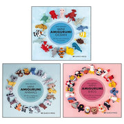 Mini Amigurumi Series Collecrion 3 Books Set by Sarah Abbondio ( Mini Amigurumi Animals, Ocean & Birds) - The Book Bundle