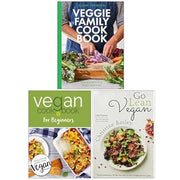 Veggie Family Cookbook HB, Go Lean Vegan ,Vegan Cookbook 3 Books Collection Set - The Book Bundle