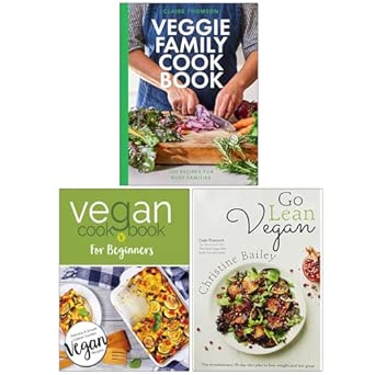 Veggie Family Cookbook HB, Go Lean Vegan ,Vegan Cookbook 3 Books Collection Set - The Book Bundle