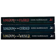 Kingdom of the Wicked Series Collection 3 Books Set By Kerri Maniscalco (Kingdom of the Cursed, Kingdom of the Wicked & Kingdom of the Feared) - The Book Bundle