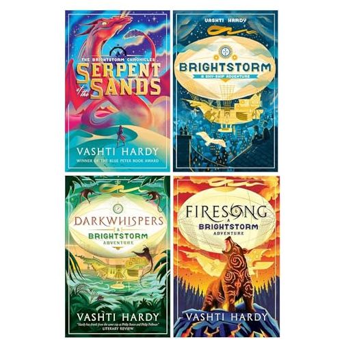 The Brightstorm Chronicles 4 Books Collection Set (Brightstorm, Darkwhispers, Firesong, Serpent of the Sands) - The Book Bundle