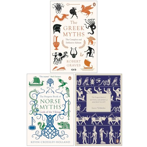 Myths 3 Books Collection Set Featuring Greek Myths, Norse Myths And Ancient Egypt Non Fiction - The Book Bundle