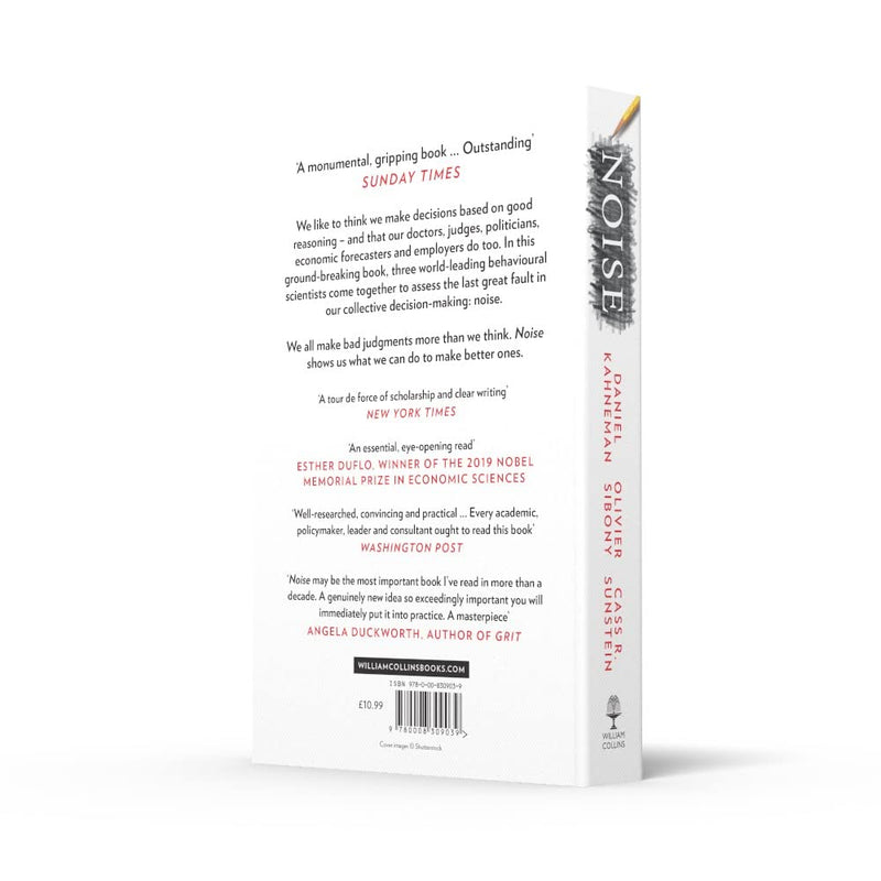 Noise: A Flaw in Human Judgment by Daniel Kahneman, Olivier Sibony & Cass R. Sunstein - Non Fiction - Paperback
