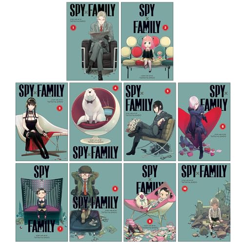 Spy x Family Volume 1-10 Books Collection Set By Tatsuya Endo - The Book Bundle