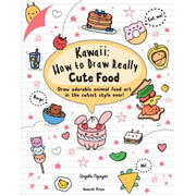 Kawaii How to Draw Really Series 4 Books Collection Set By Angela Nguyen (Cute Stuff, Cute Food, Cute Woodland Friends & Cute Fantasy Creatures) - The Book Bundle