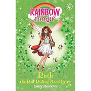 Four-book set of Rainbow Magic Series Storybooks featuring fairies by Daisy Meadows, with colorful fairy illustrations by Orchard Books.