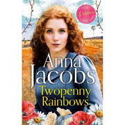 Anna Jacobs family book collection set featuring "Pennyworth of Sunshine," "Twopenny Rainbows," and "Threepenny Dreams" by Hodder & Stoughton.