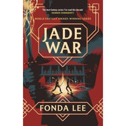 Set of three Green Bone Saga books by Fonda Lee, including Jade City, Jade War, and Jade Legacy, from Orbit Ltd.