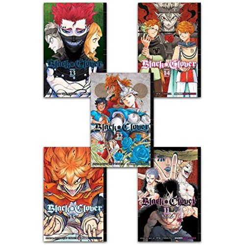 Black Clover Volume 11-15 Collection 5 Books Set (Series 3) - The Book Bundle