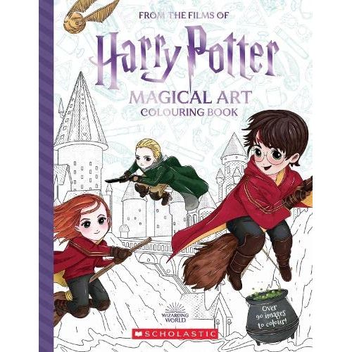 Harry Potter Magical Art Colouring BookAn official colouring book,Ultimate Amazing Complete Quiz Book  3 Books Set - The Book Bundle