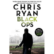 Danny Black Series 8-book collection set by Chris Ryan, paperback fiction novels from Hodder Paperbacks, featuring action-packed covers.
