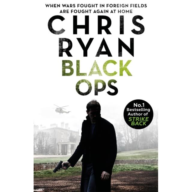 Danny Black Series 8-book collection set by Chris Ryan, paperback fiction novels from Hodder Paperbacks, featuring action-packed covers.