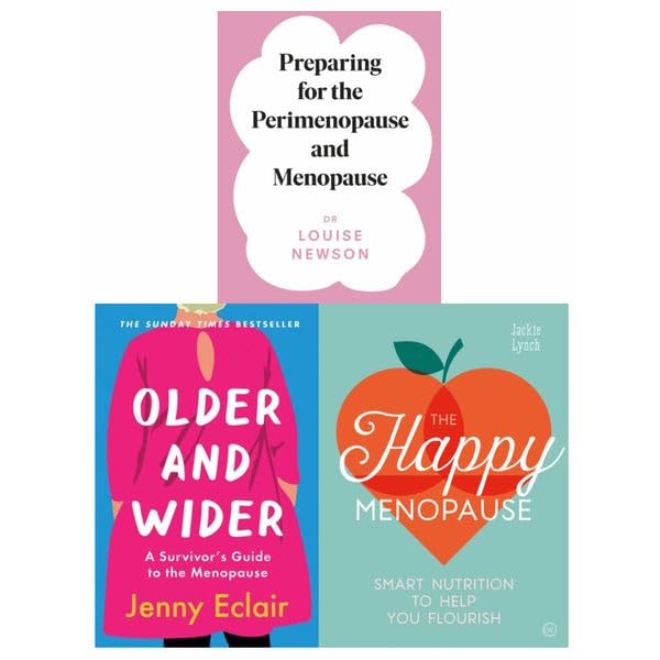 Older and Wider & The Happy Menopause & Preparing for the Perimenopause and Menopause 3 Books Collection Set by Jenny Eclair - Non Fiction - Paperback