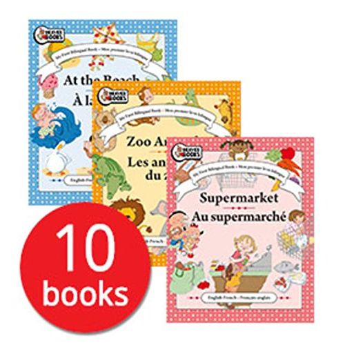 Beaver Books My First Bilingual English-French 10 Books Collection Set - Ages 3–7 - The Book Bundle