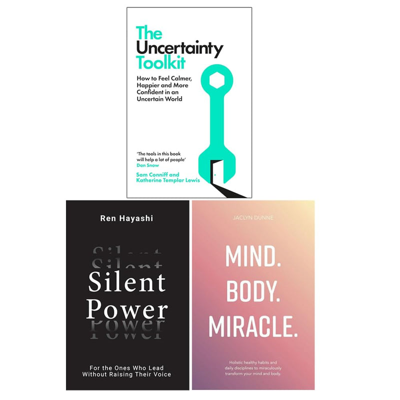 The Uncertainty Toolkit, Silent Power & Mind Body Miracle 3 Books Collection Set - The Book Bundle