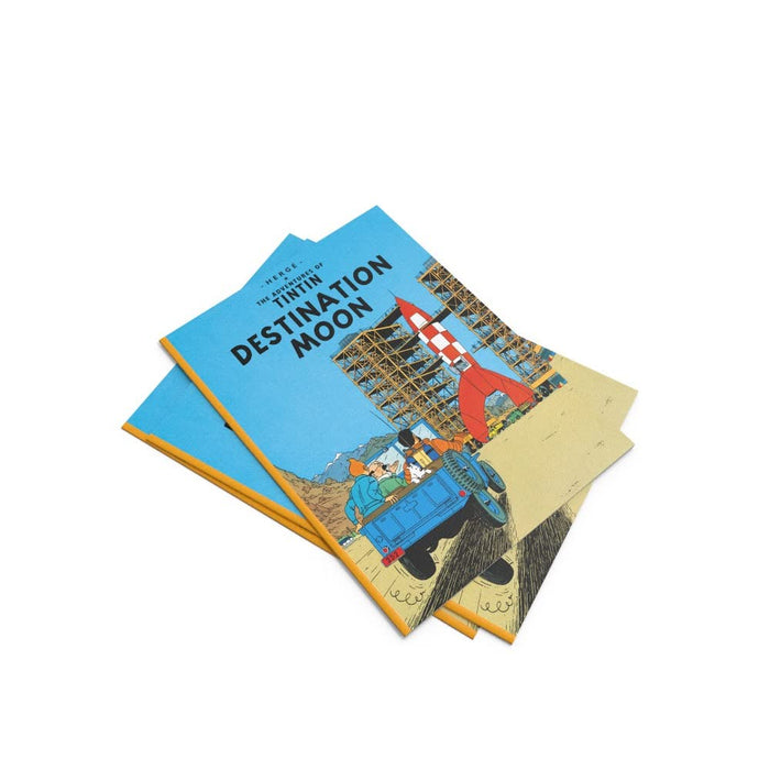 Destination Moon: The Official Classic Children’s Illustrated Mystery Adventure Series (The Adventures of Tintin) - The Book Bundle