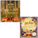 Christmas at Hogwarts and The Harry Potter Wizarding Almanac By J.K. Rowling 2 Books Collection Set - The Book Bundle