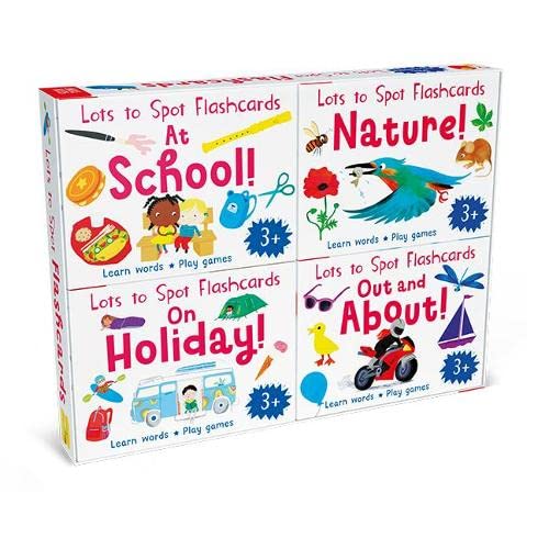 Lots to Spot Flashcards Tray: My Busy Day - The Book Bundle