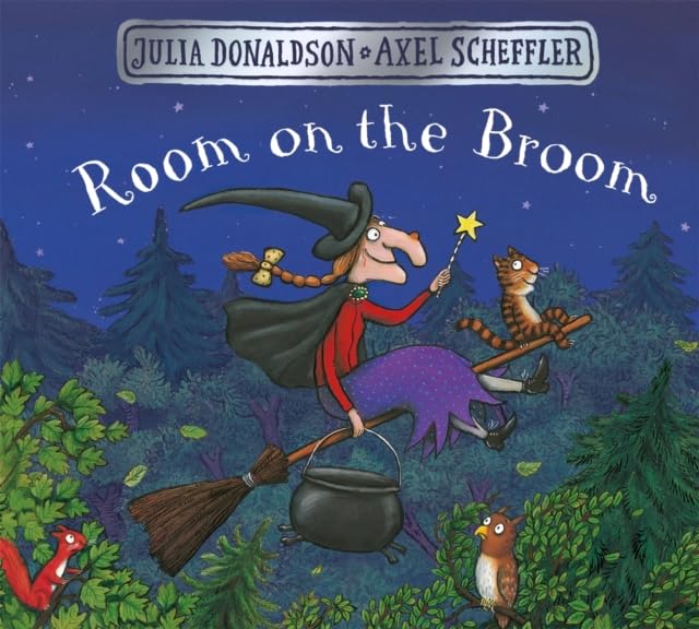 Julia Donaldson 4 Books Collection Set (Charlie Cook's Favourite Book, The Gruffalo, The Gruffalo's Child & Room on the Broom)