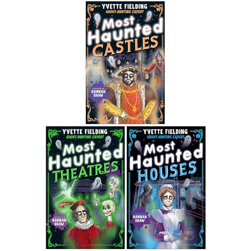 Yvette Fielding 3 Books Collection Set (Most Haunted Castles, Most Haunted Theatres and Most Haunted Houses) - The Book Bundle