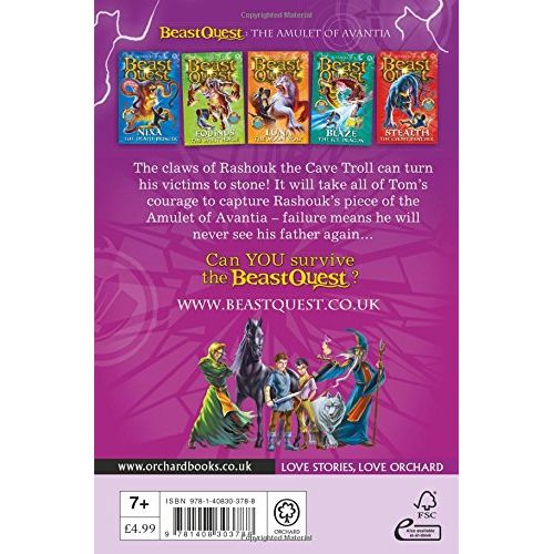 Beast Quest: 21: Rashouk the Cave Troll: Series 4 Book 3 by Adam Blade - The Book Bundle