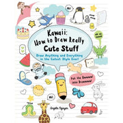 Kawaii How to Draw Really Series 4 Books Collection Set By Angela Nguyen (Cute Stuff, Cute Food, Cute Woodland Friends & Cute Fantasy Creatures) - The Book Bundle