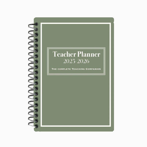 2025–2026 Dated Teacher Planner | A4 Size Affordable - The Book Bundle