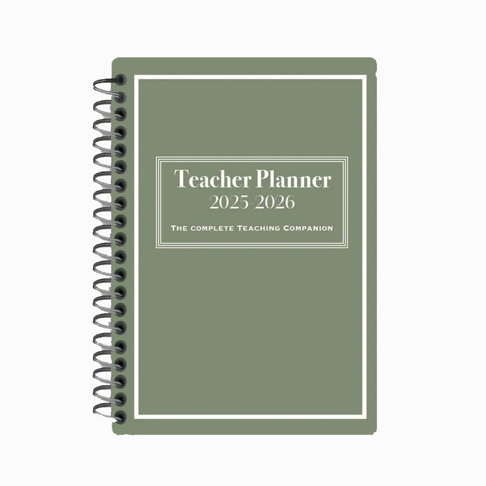 2025–2026 Dated Teacher Planner | A4 Size Affordable - The Book Bundle