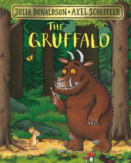 Julia Donaldson 4 Books Collection Set (Charlie Cook's Favourite Book, The Gruffalo, The Gruffalo's Child & Room on the Broom)