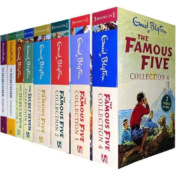 Enid Blyton Famous Five and Secret Seven Collection 8 Books 24 Stories Collection Set - The Book Bundle
