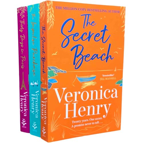 Veronica Henry 3 Books Colllection Set (The Impulse Purchase, Thirty Days in Paris and The Secret Beach) - The Book Bundle