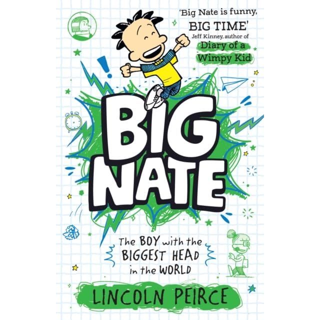 Big Nate Series 4 Books Collection Set By Lincoln Peirce (Strikes Again, Goes for Broke, on a Roll and The Boy with the Biggest Head in the World) - The Book Bundle