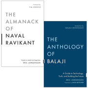 Eric Jorgenson Collection 2 Books Set (The Almanack of Naval Ravikant & The Anthology of Balaji) - The Book Bundle