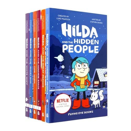 Hilda Netflix Original Series 6 Books Set Collection By Stephen Davies & Luke Pearson - The Book Bundle