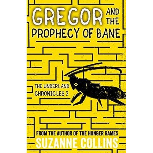 Set of five Gregor The Underland Chronicles books by Suzanne Collins, including The Overlander and The Prophecy of Bane, Scholastic edition.