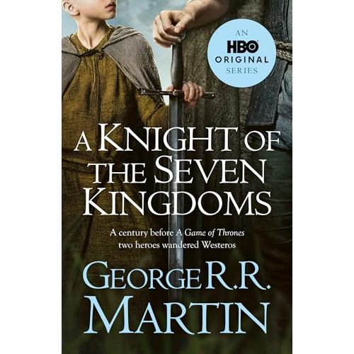 Illustration from "A Knight of the Seven Kingdoms" by George R.R. Martin and Gary Gianni, showing a medieval knight in armor.
