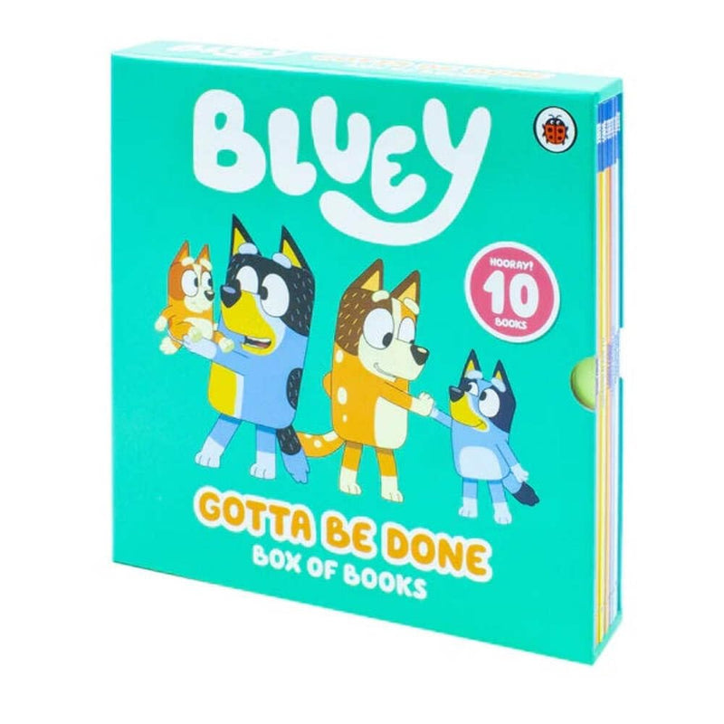 Bluey Gotta Be Done! 10 Picture Books Story Collection Box Set (Typewriter, Swim School)