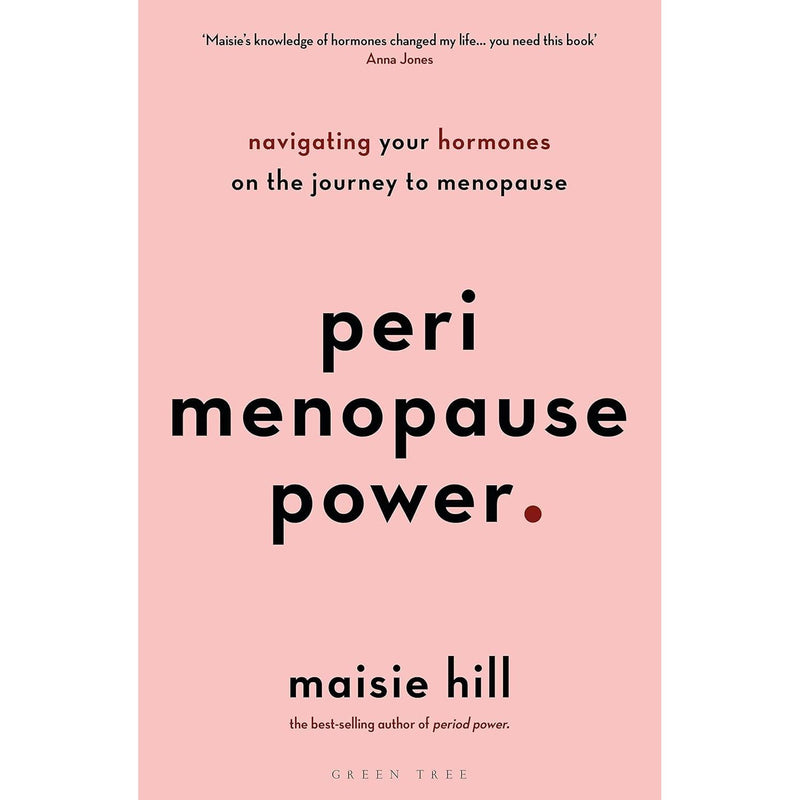 Set of three Maisie Hill books including Powerful, Period Power, and Perimenopause Power by Green Tree Ltd.